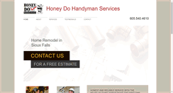 Desktop Screenshot of honeydohandymansd.com